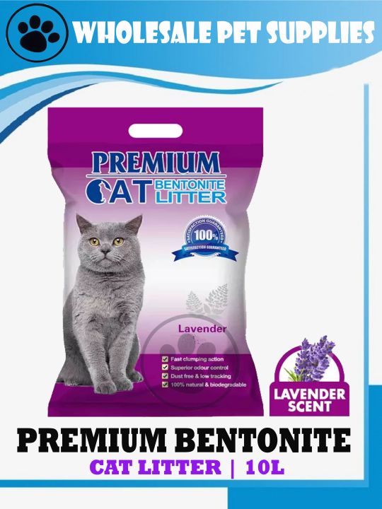 Premium Bentonite Cat Litter Sand Lavender Scent L Lazada Ph