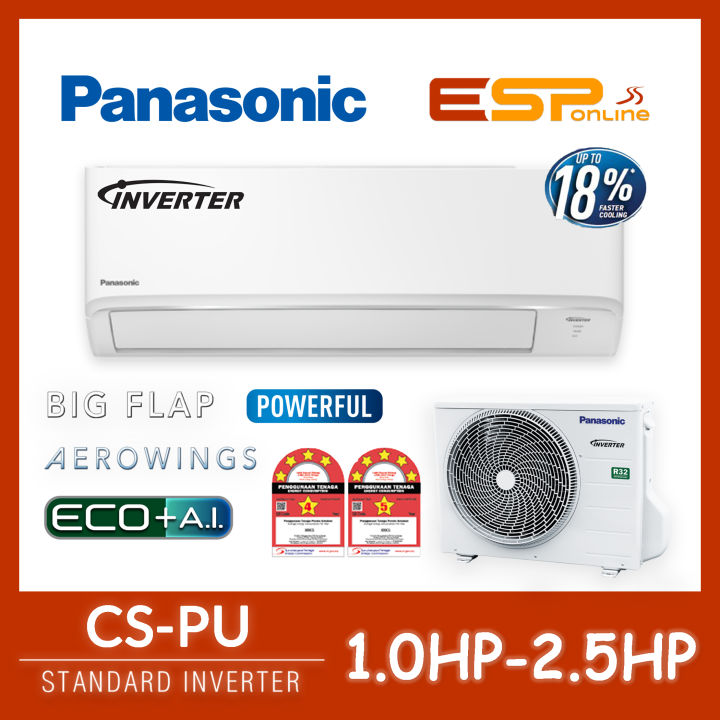 Panasonic R Standard Inverter Hp Hp Air Conditioner Cs Pu