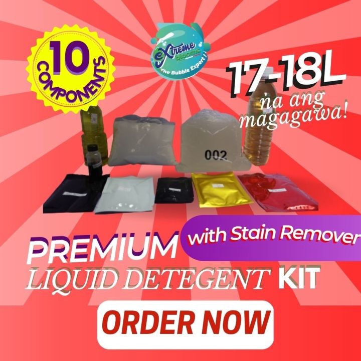 EXTREME BLOOMS Liquid Detergent Kit 17 Liters Yield Lazada PH