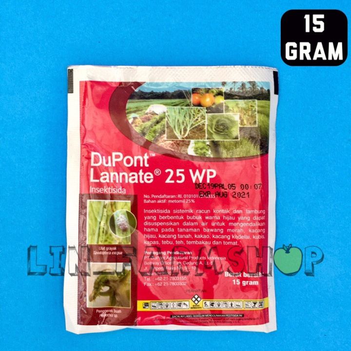 Dupont Lannate Merah Wp Gram Insektisida Metomil Lazada