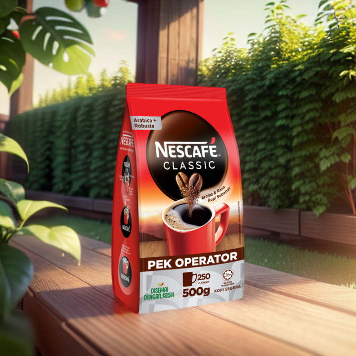 READY STOCK NESCAFE CLASSIC REFILL PACK 500G Lazada