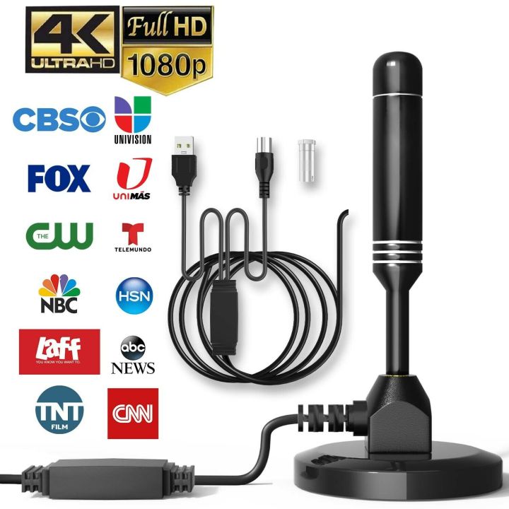 2022 HD TV Antenna Indoor Outdoor Aerial Set 5000 Miles Amplified