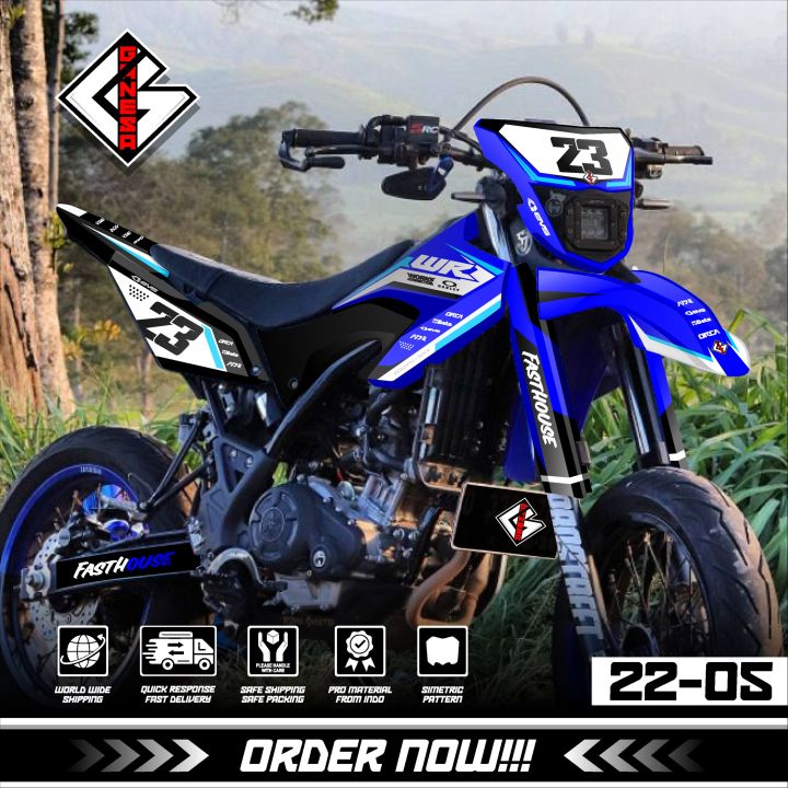 Decal Sticker Motor Cross Yamaha WR155 Fullbody Dekal Stiker WR 155