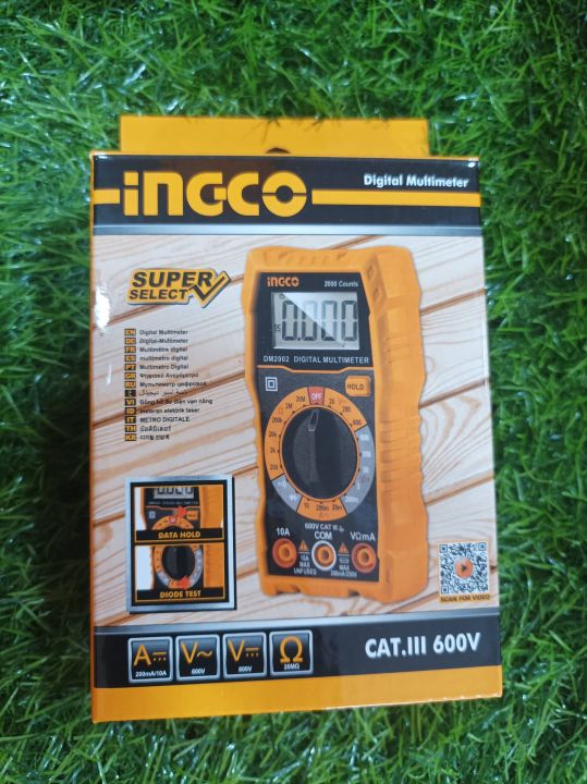 INGCO DIGITAL MULTIMETER DM2002 Lazada PH