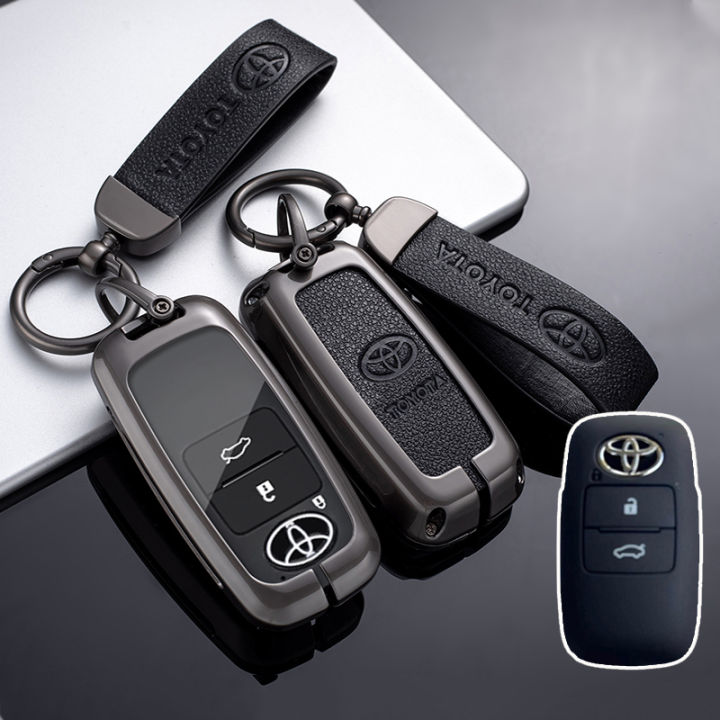 For Toyota Yaris Cross Remote Key Case Cover Metal Key Fob Shell