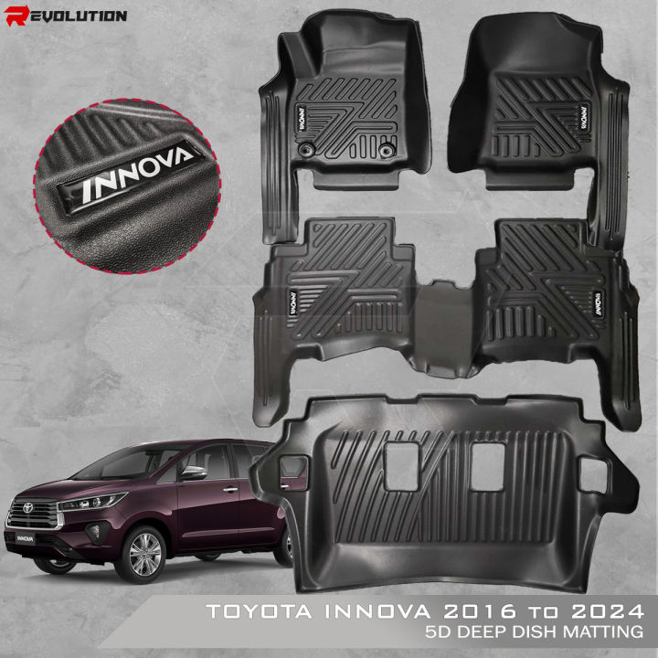 Toyota Innova To Oem D Deep Dish Matting Fully Extended