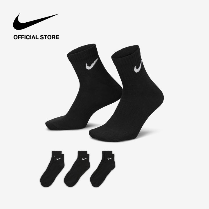 Nike Everyday Lightweight Ankle Socks Pairs Black Lazada Ph