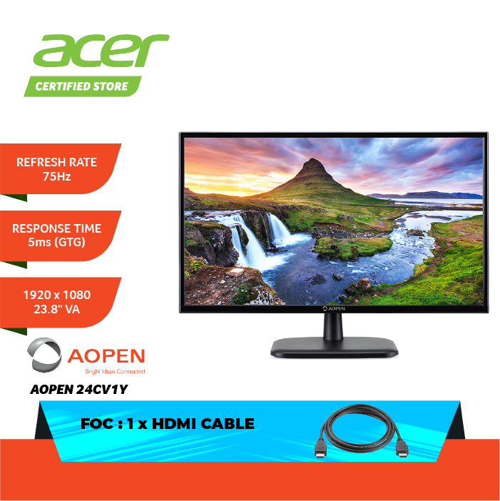 Acer Aopen 24CV1Y Monitor Lazada