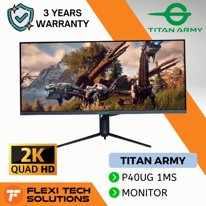 Flexi Tech TITAN ARMY 40 Inch IPS Ultrawide WQHD 2K 144Hz 1ms HDR