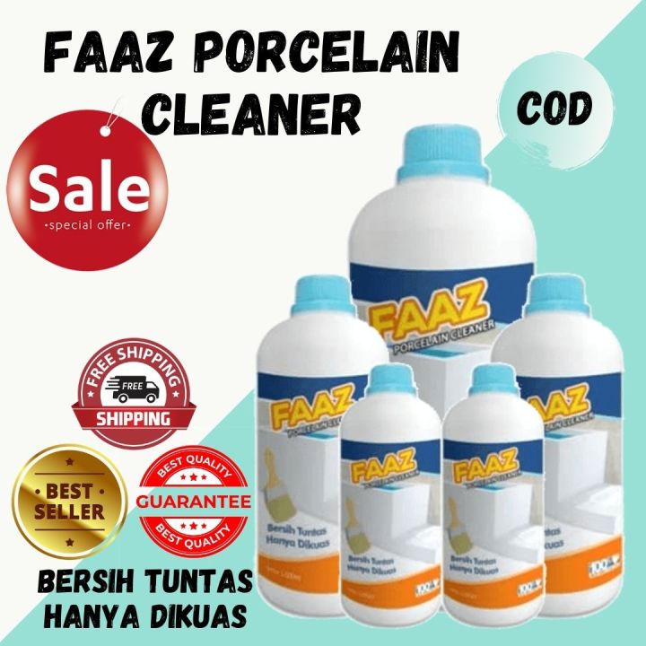 Bisa Cod Faaz Porcelain Cleaner Ml Pembersih Kerak Wc Pembersih