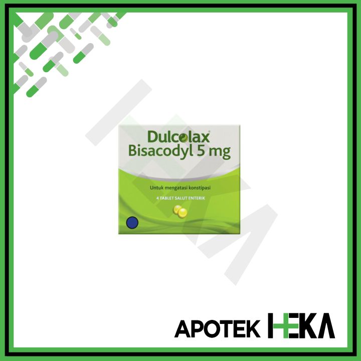 Dulcolax 5 Mg Tablet Obat Konstipasi Susah BAB Strip Isi 4 Lazada