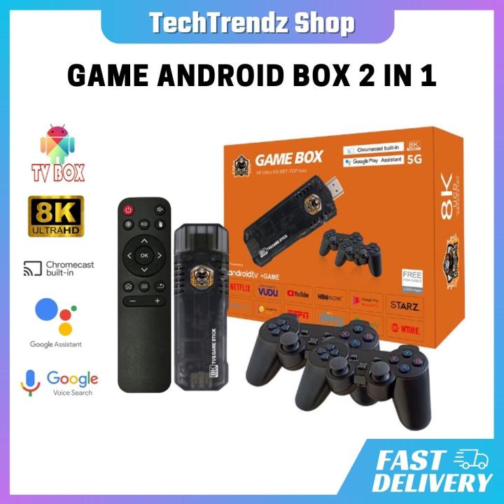 X8 High Quality GAME BOX TV BOX 2 In 1 5G 8K Ultra HD Set Top Box