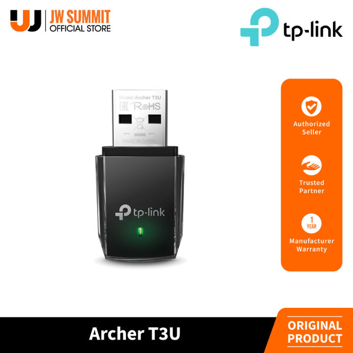 TP Link Archer T3U AC1300 Mini Wireless MU MIMO USB Adapter Lazada PH