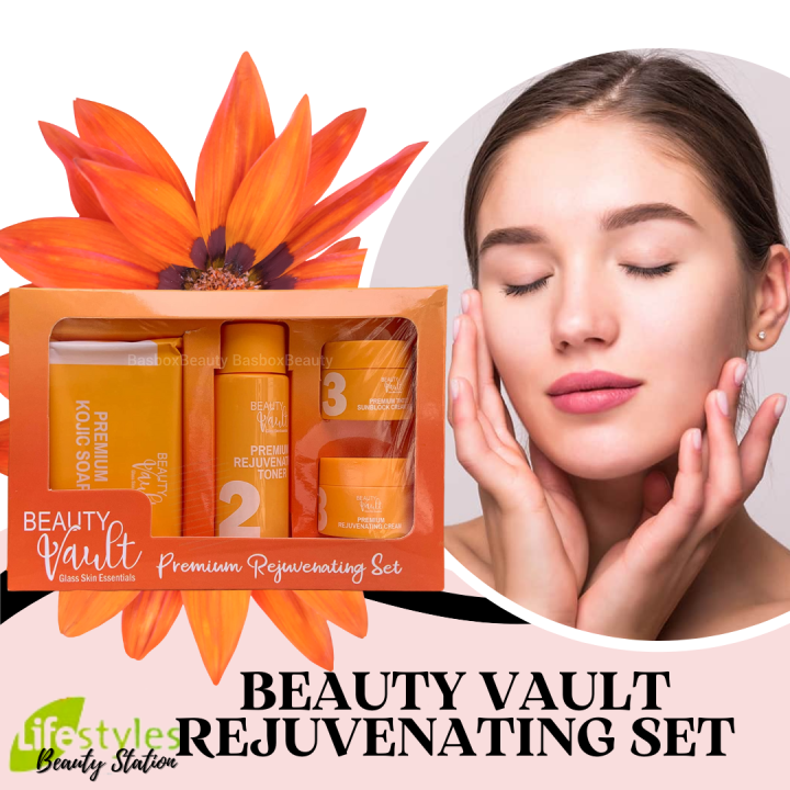 Beauty Vault Rejuvenating Set Beauty Vault Glass Skin Essentials