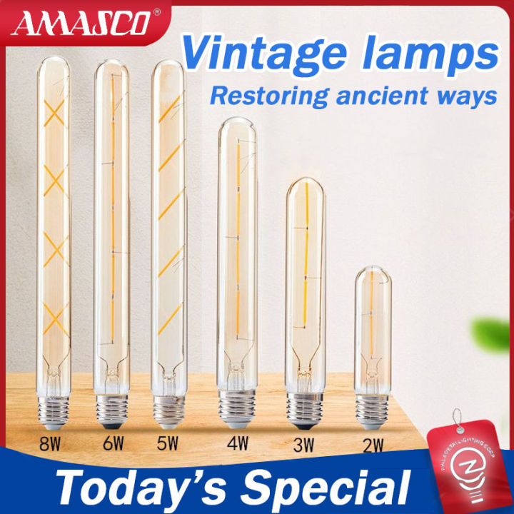 Antique Vintage Retro Edison Light Bulbs E27 1w 2w 3w 4w Edison Tube