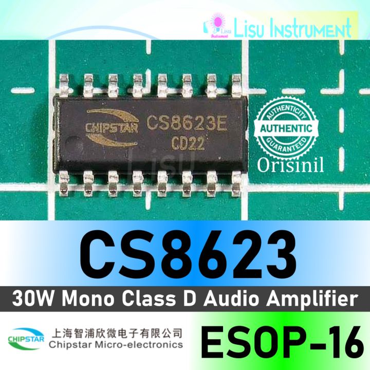 Cs E W Mono Class D Audio Amplifier Cs Esop Chipstar