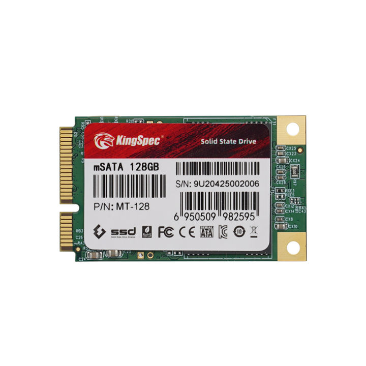 KingSpec MSATA MINI PCI E 128GB Digital Flash SSD Solid State Drive