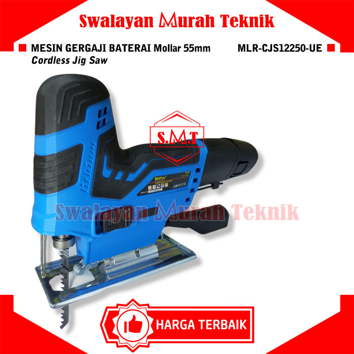 Mollar Jigsaw Cordless Cjs U Ue Gergaji Kayu Jig Saw Baterai V