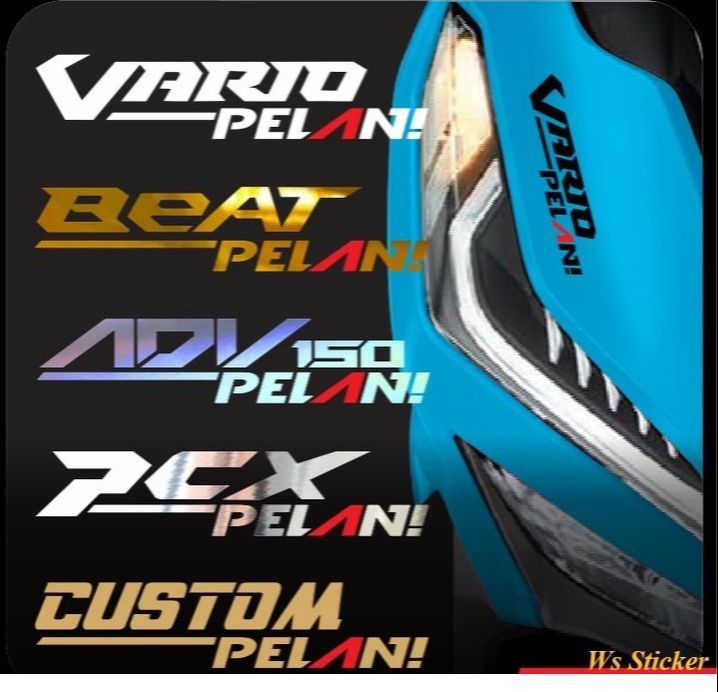 STIKER CUTTING VARIASI PELAN MOTOR HONDA VARIO PCX BEAT ADV