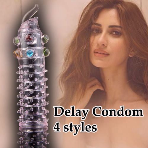 Reusable Ring For Men Spike Condom Sex Toy Bolitas Condom Washable