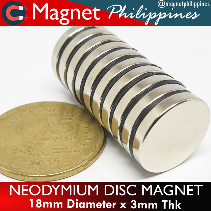 Pieces Set N Neodymium Disc Magnet Eighteen Mm Diameter