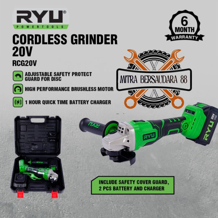 RYU Mesin Gerinda Batrei RCG 20v Cordless Lazada Indonesia