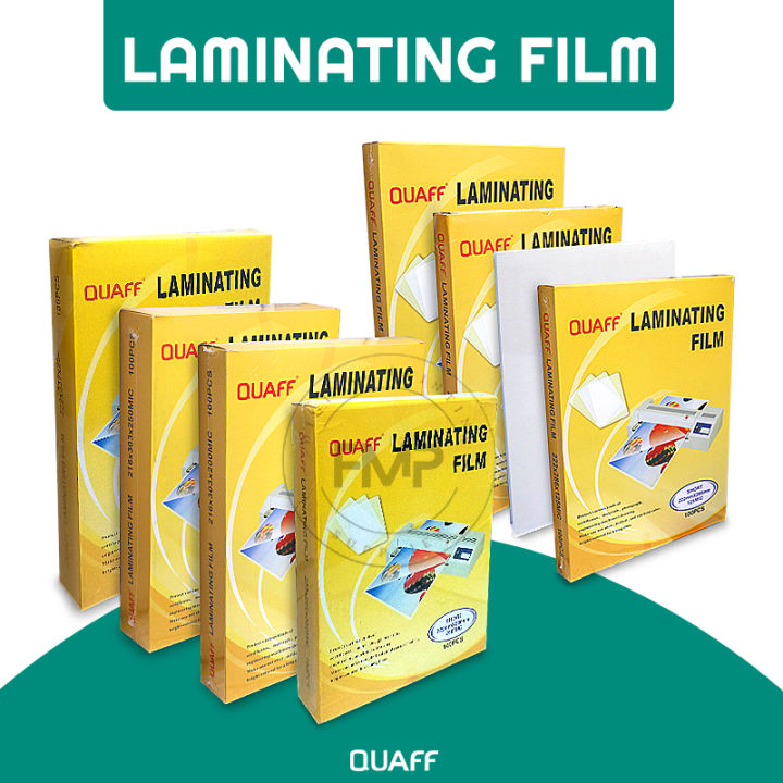 FMP Short A4 Long Size QUAFF Laminating Film Hot Lamination Process