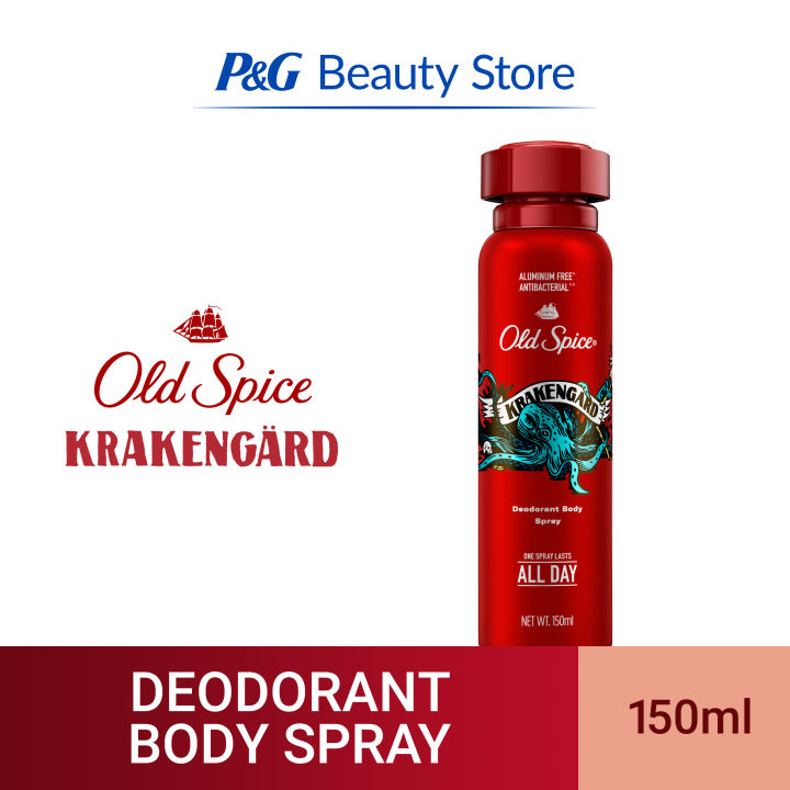 Old Spice Krakengard Antiperspirant Deodorant Body Spray Ml Lazada Ph