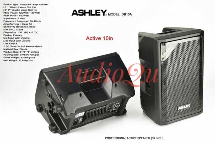 Speaker Aktif Ashley Db A Ashley Db A Db A Original Inch