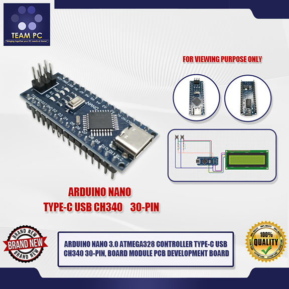 Team Pc Arduino Nano Atmega Controller Type C Usb Ch Pin