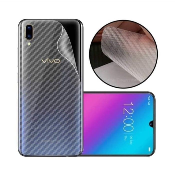 SKIN CARBON VIVO V11 V11 PRO GARSKIN CARBON 3D STIKER BACK FILM