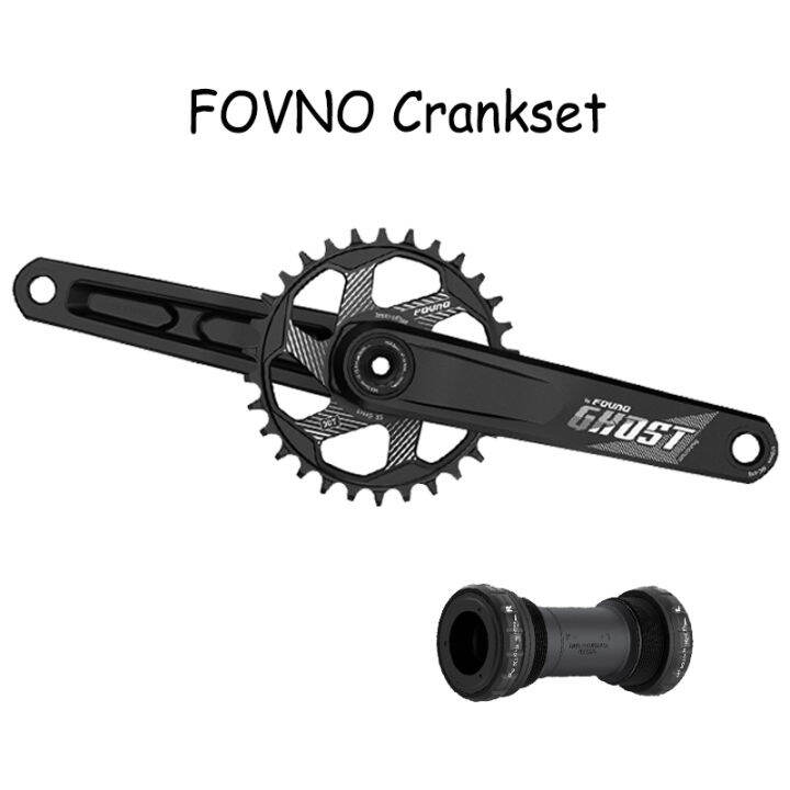 FOVNO Crankset 170mm 175mm With 3mm Offset MTB GXP Crankset With