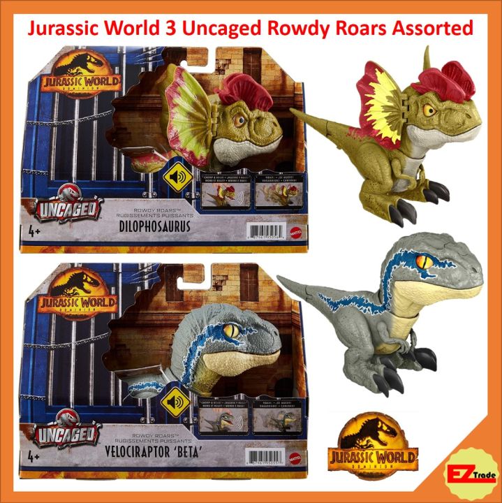 Mattel Jurassic World Dominion Uncaged Rowdy Roars Dilophosaurus