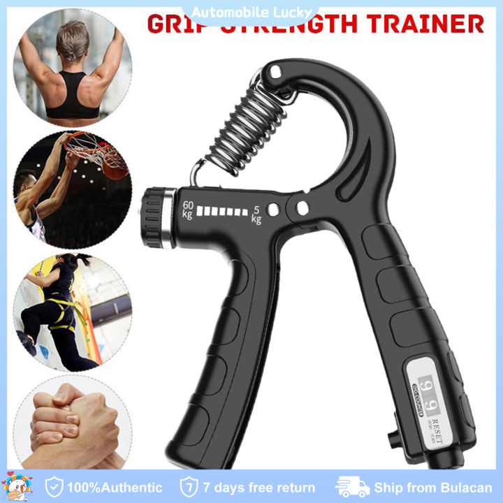 Kg Hand Grip Exerciser R Shape Countable Adjustable Heavy Gripper