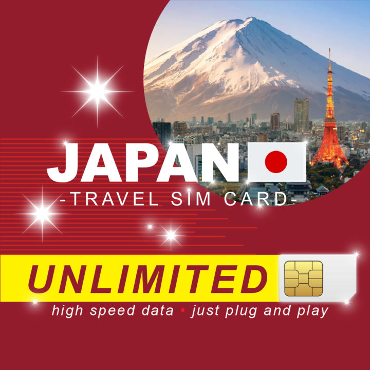 Japan Travel Sim Card Daysunlimited Day Lazada Ph