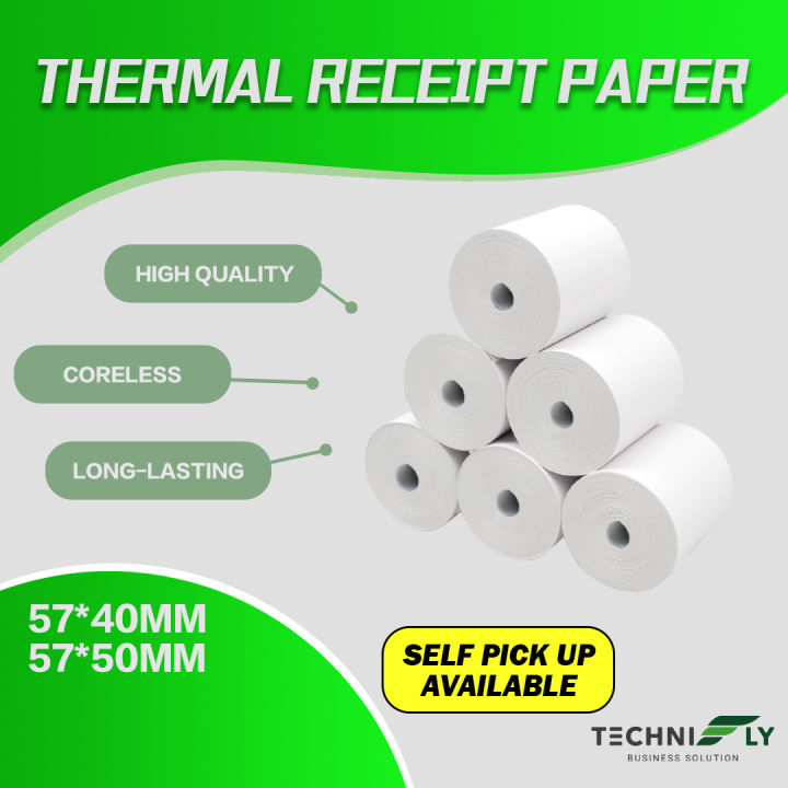 Coreless Thermal Receipt Paper Mm X Mm Mm X Mm Thermal Receipt