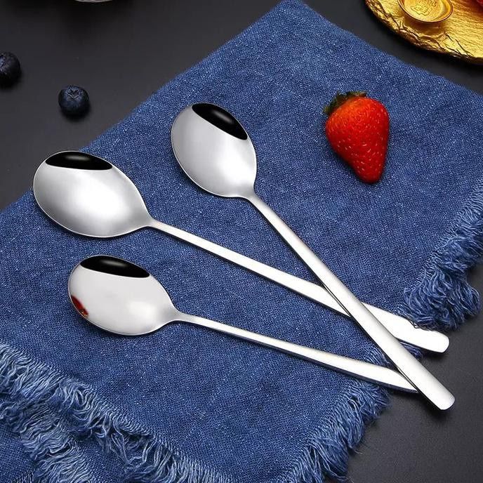 Sendok Garpu Stainless Steel Sumpit Korea Ala Korean Style Spoon Fork