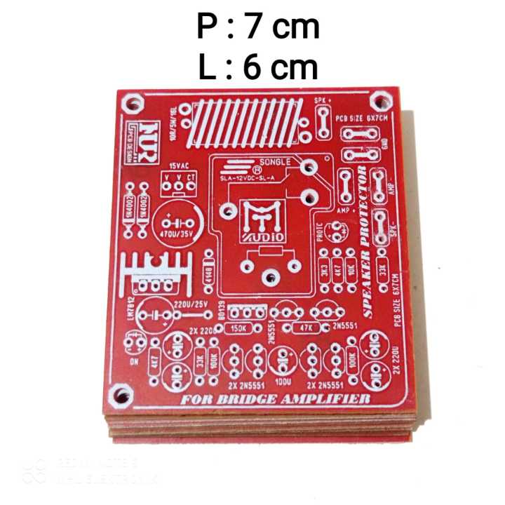 PCB SPEAKER PROTECTOR BTL BRIDGE SPEAKER PROTEKTOR KHUSUS BTL BRIDGE