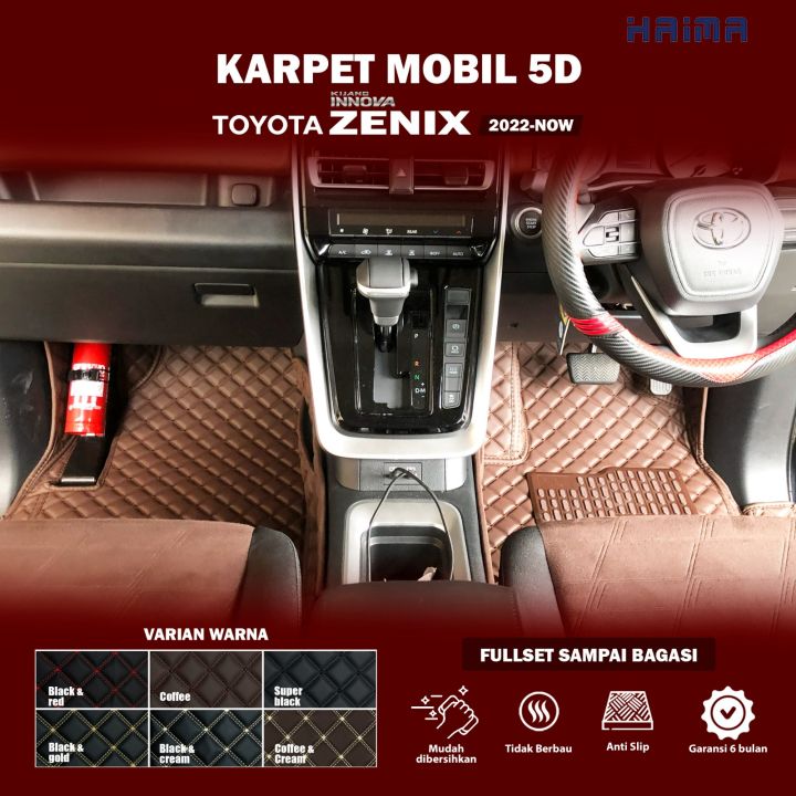 Karpet Haima Mobil Toyota Innova Zenix Tahun Fullset Bagasi