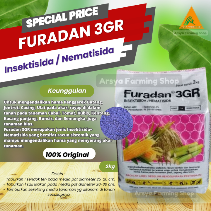 Furadan Gr Kg Akarisida Nematisida Insektisida Sistemik Lazada