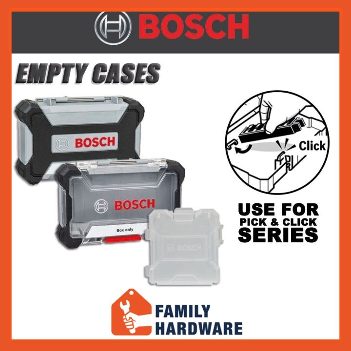 Bosch Professional Pick And Click Empty Box Size S M L For Use With