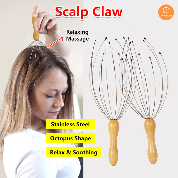 Sg Ready Stocks Octopus Head Neck Scalp Massager Stress Release Relax