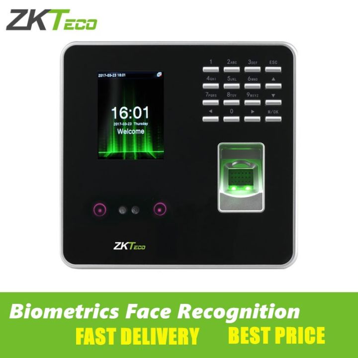 ZKTeco Biometric Fingerprint Time Attendance Machine Face Recognition