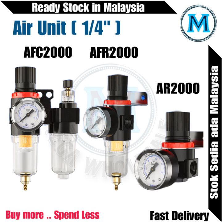 Frl Pneumatic Air Pressure Filter Regulator Lubricator