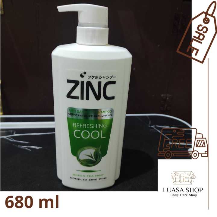 Zinc Shampoo Refreshing Cool Botol Ml Lazada Indonesia