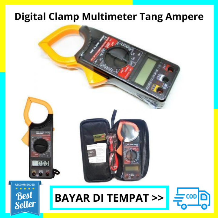 Multitester Digital Lengkap Avometer Digital Digital Clamp Multimeter