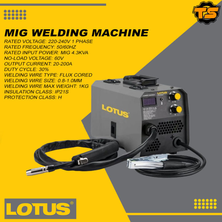 Lotus A Gasless Mig Welding Machine Lt Mgx Lazada Ph