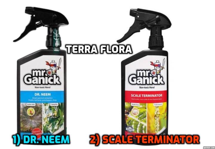 BABA Mr Ganick 500ml Dr Neem Gardening Liquid Spray Scale Terminator