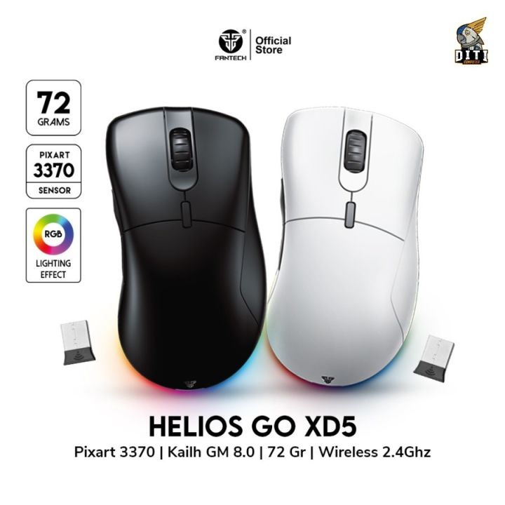 Fantech XD5 Helios GO Wireless RGB Gaming Mouse Lazada Indonesia