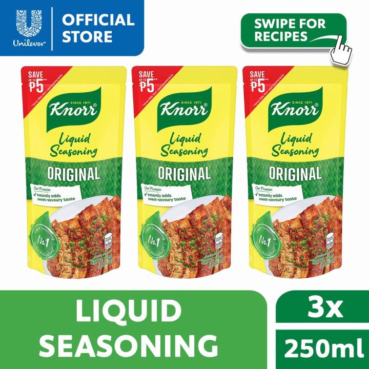 Bundle Of Knorr Liquid Seasoning Liquid Spices Original Ml Pouch